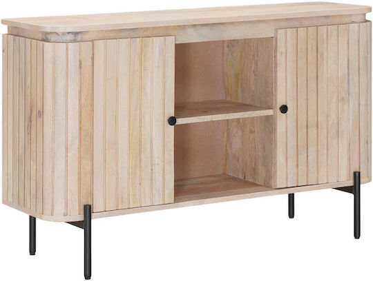Μπουφές Ξύλινος Μπεζ 105x30x65cm