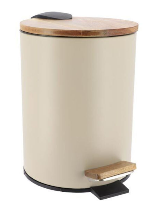 Metallic Bathroom Bin Soft Close 3L