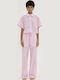 Women's Fabric Trousers Pink