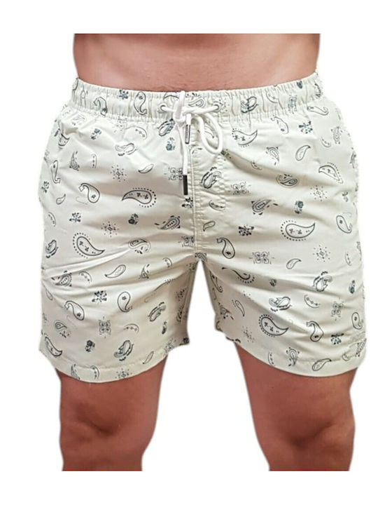 Rebase Men's Swimwear Shorts Cc54 Spinach White