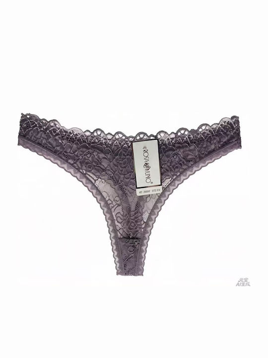 Intimonna Damen-Zeichenfolge Lila