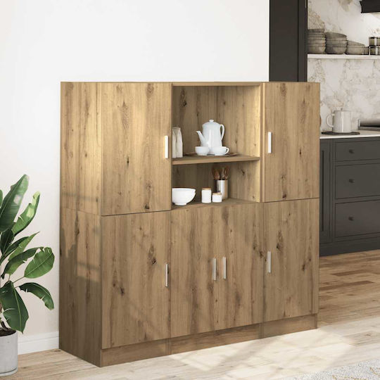 Στήλη Κουζίνας Δρυός 133x41.5x131.5εκ.