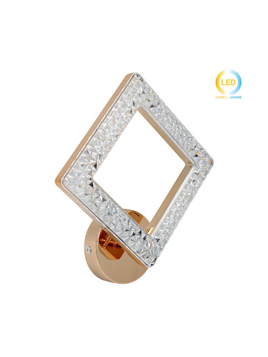 Keskor Moderne Wandleuchte mit Integrierter LED Gold 25x7x28cm
