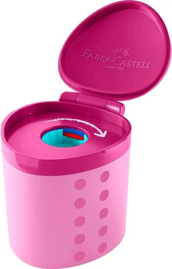 Faber Castell Острилка Grippy Розова За Дебели Моливи 181795 4005401817956