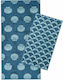 Kentia Sheru Cotton Blue 70x90cm