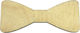 Wooden Bow Tie Natural 5x2.2cm 5 Packages