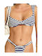 Bikini Top Navy/white