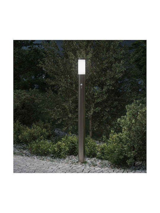 vidaXL Outdoor Small Post Floor Lamp 40W IP44 for E27 Silver