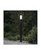 vidaXL Outdoor Small Post Floor Lamp 40W IP44 for E27 Socket Gray