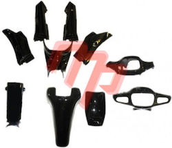 Modenas Kriss 115 Σετ Κιτ Πλαστικα Κουστουμια Μαυρο Χωρις Εξω Ποδιες 10τεμ
