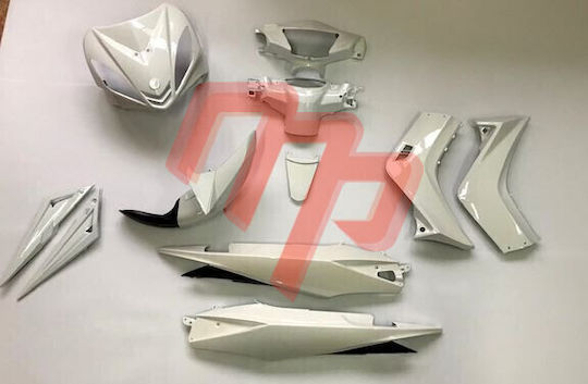 Kit of Plastics Yamaha Crypton X 135 White