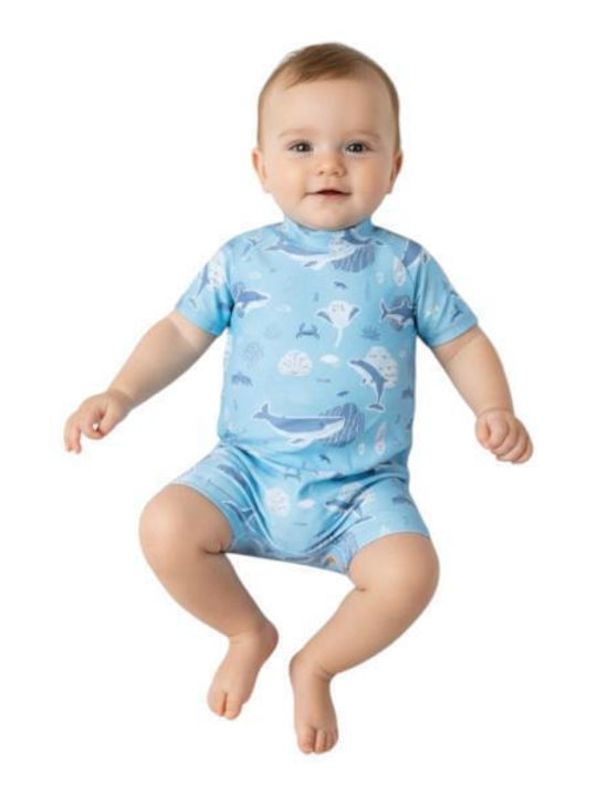 Joyce Kids One-Piece Swimwear Light Blue