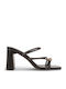 Mules With Heel In Black Colour