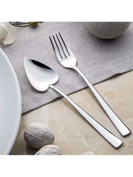 SteweHome Cutlery Set Stainless Steel Gray 12 Pieces