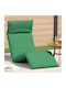 Multifunctional Bean Bag Sunbed Waterproof Green 175x54x8.5cm