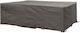 Perel Waterproof Dining Table Cover 250x250x75cm in Gray Color