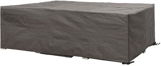 Perel Waterproof Dining Table Cover 250x250x75cm in Gray Color