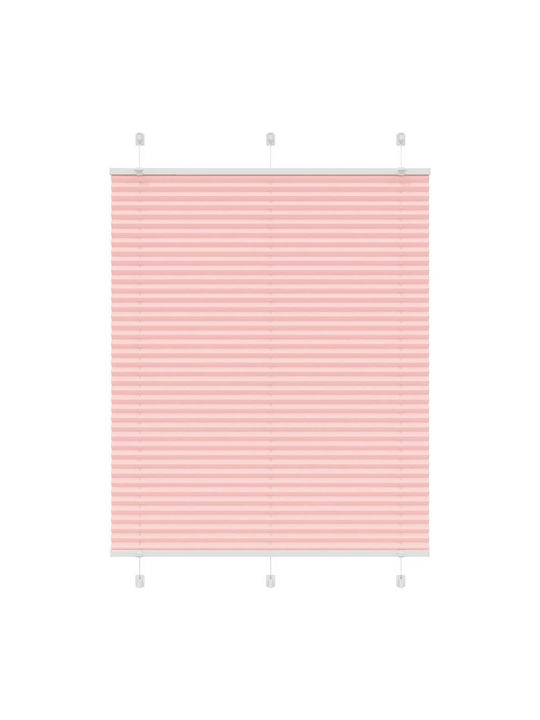 vidaXL Fabric Blind in Pink Colour W105xH100cm