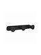 Pam & Co Triple Bathroom Hook With Screws 3.5x2.5cm Black