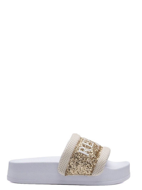 Lotty Flip Flops in White Colour