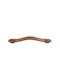 Viefe Oblong Möbelgriff aus Leder Beige mit Lochabstände 160mm 0507160P2631