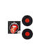Pylones Round Red Plastic Coaster 9cm 2 Pieces