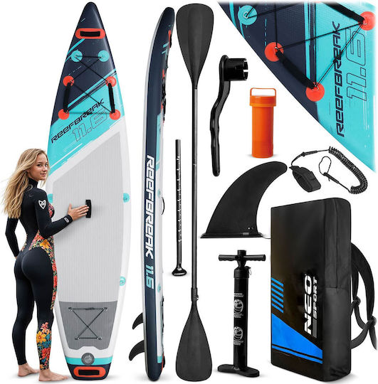 NEO Sport Reefbreak Aufblasbare SUP Board mit Länge 3.5m Weiß