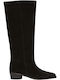 Wildleder Damenstiefel Schwarz