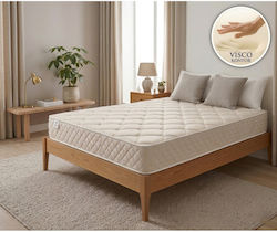SteweHome Orthopädische Kinderbettmatratze mit Memory-Schaum 70x130+24cm