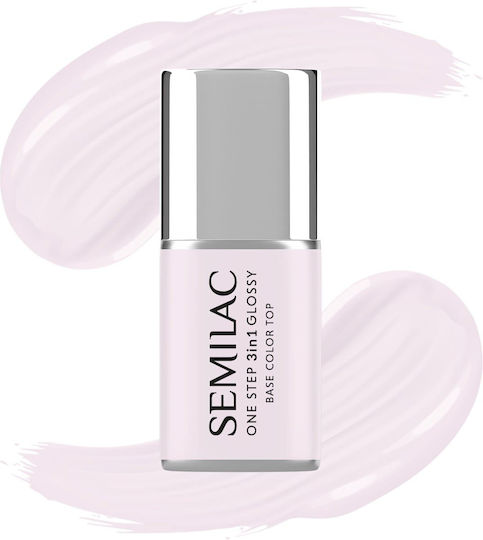 Semilac One Step Glossy Ojă Semipermanentă S235 Peach Beige 7ml