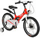Byox 18" Kids' Bicycle BMX With Disc Brakes Red