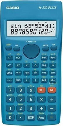 Casio Калкулатор Научен 12 Цифрен В Син Цвят