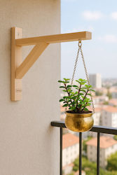 SteweHome Suport Pentru Plante Pandantiv Din Lemn