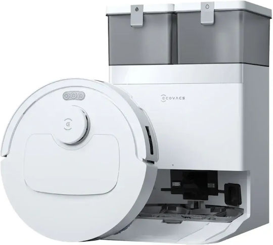 Ecovacs Deebot T30e Omni Robot Vacuum Cleaner with Laser Mapping & 25000Pa Suction Power White