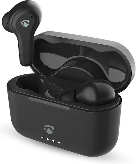 Nedis Fully Hybrid In-ear Casti Bluetooth Handsfree Cu Husă De Încărcare Negru