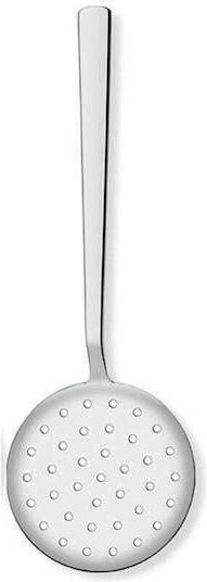 SteweHome Deep Pasta Colander Stainless Steel Silver Spoon