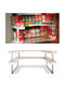 Plastic Spice Organizer White