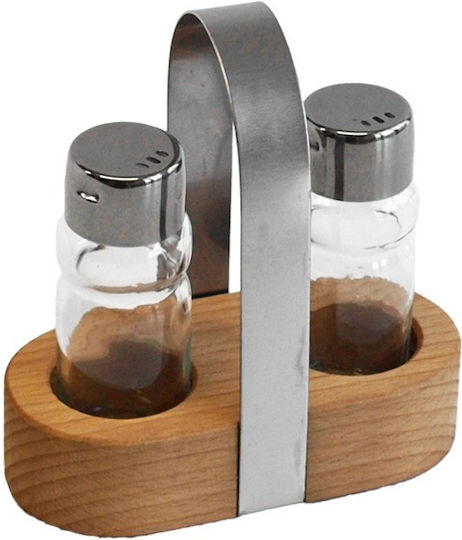 Salz Pfeffer Sets Inox mit Gestell 2 Stück