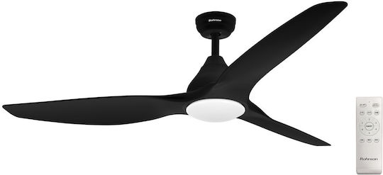 Rohnson Ceiling Fan 132cm with Light Black