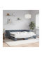 Kinderbett Bett Mit Samt Dunkelgrau Samt Mit Lattenrost & Matratze 90x190cm