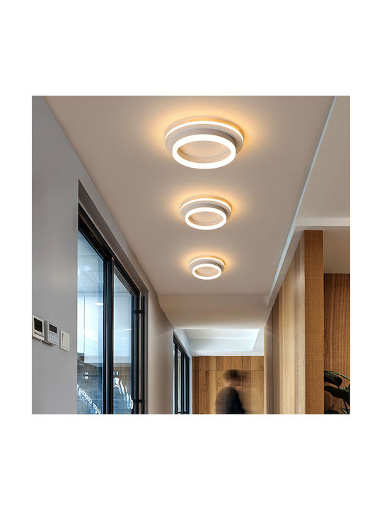 Luminastar Plafonieră de Tavan Albă cu LED Integrat
