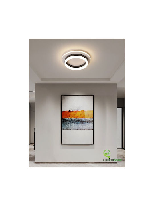 Luminastar Plafonieră de Tavan Neagră cu LED Integrat