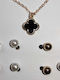 Schmuckset mit Halskette & Ohrringe aus Messing