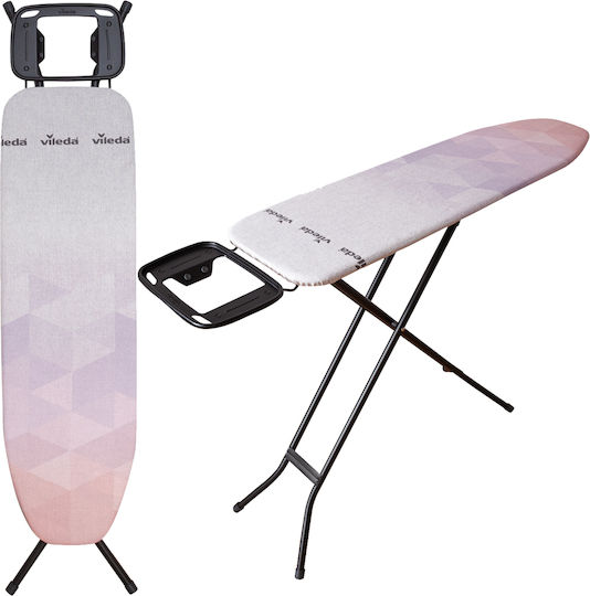 Vileda Diamond S Masă de Călcat pentru Fier de Călcat cu Aburi Compactă 136x33x90cm