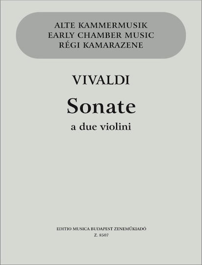Budapest Antonio Vivaldi Sonate A Due Violini Rv 68 70 71 77