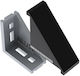 Aluminium Eckwinkel 3060 – Natural