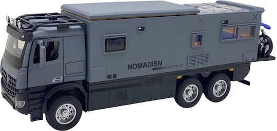 Metal Camper Truck Model Metal Mini Motorcycle