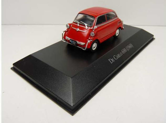 1960 De Carlo 600 Maßstab 1:43 Metall Replik Rot