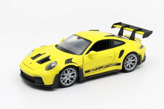 2023 Porsche 911 GT3 RS 992 Scara 1:24 Model Static Metalic Galben