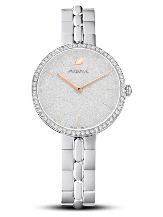 Swarovski Cosmopolitan Womens Watch 32mm Battery with Silver Metal Bracelet